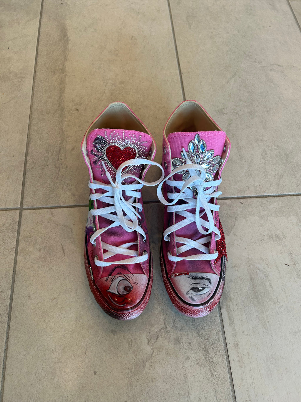 Sticky “Sex & Sorrow” Chucks