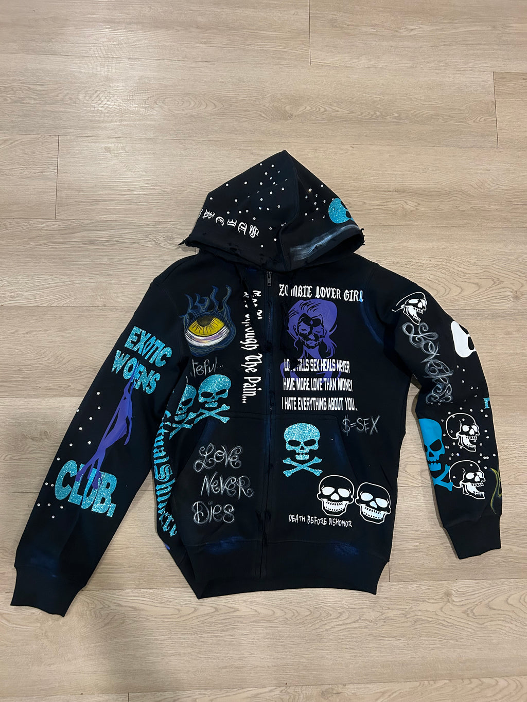 Sticky “EWC” Zip Up