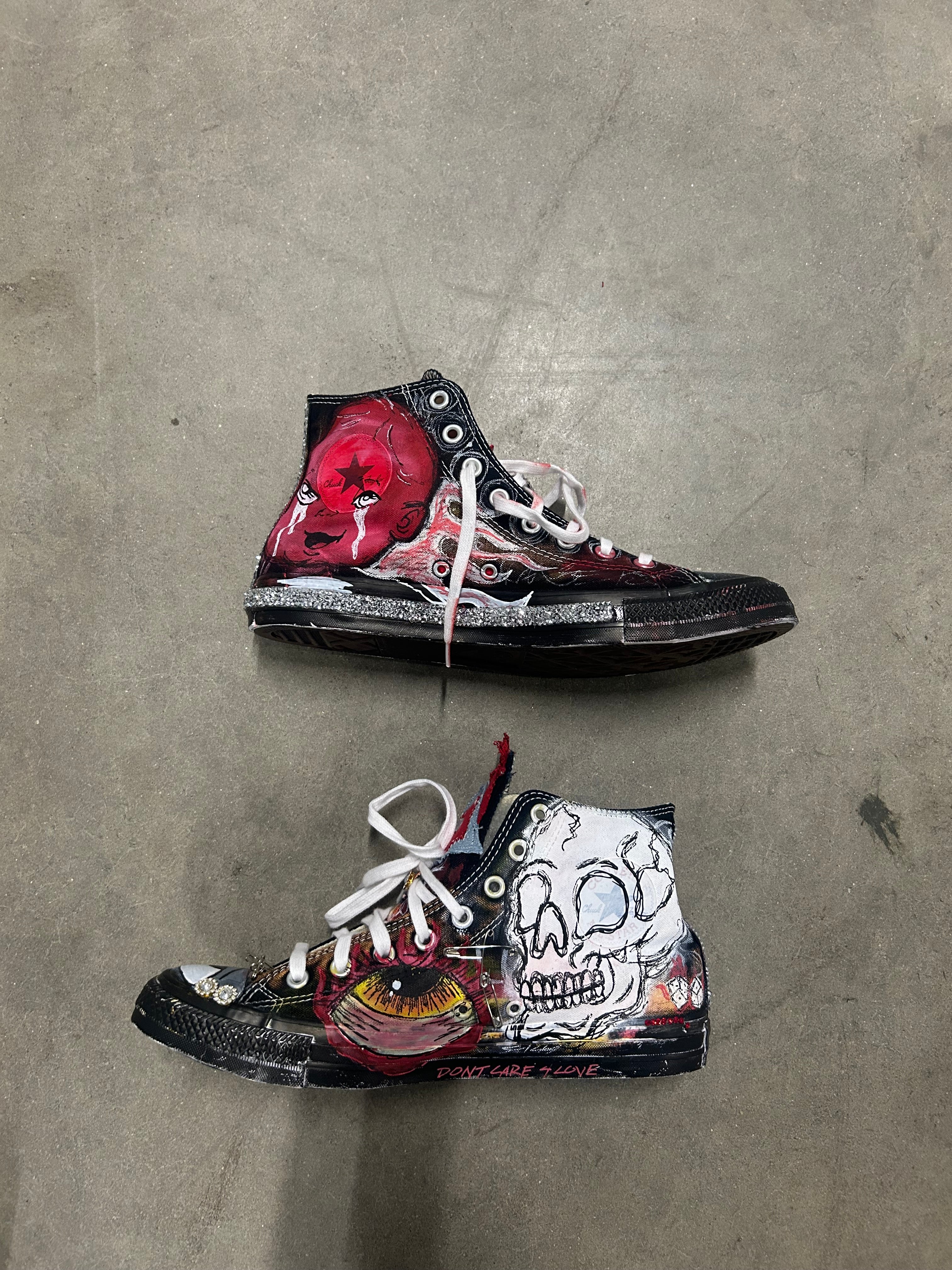 Sticky “Black Disco” Converse