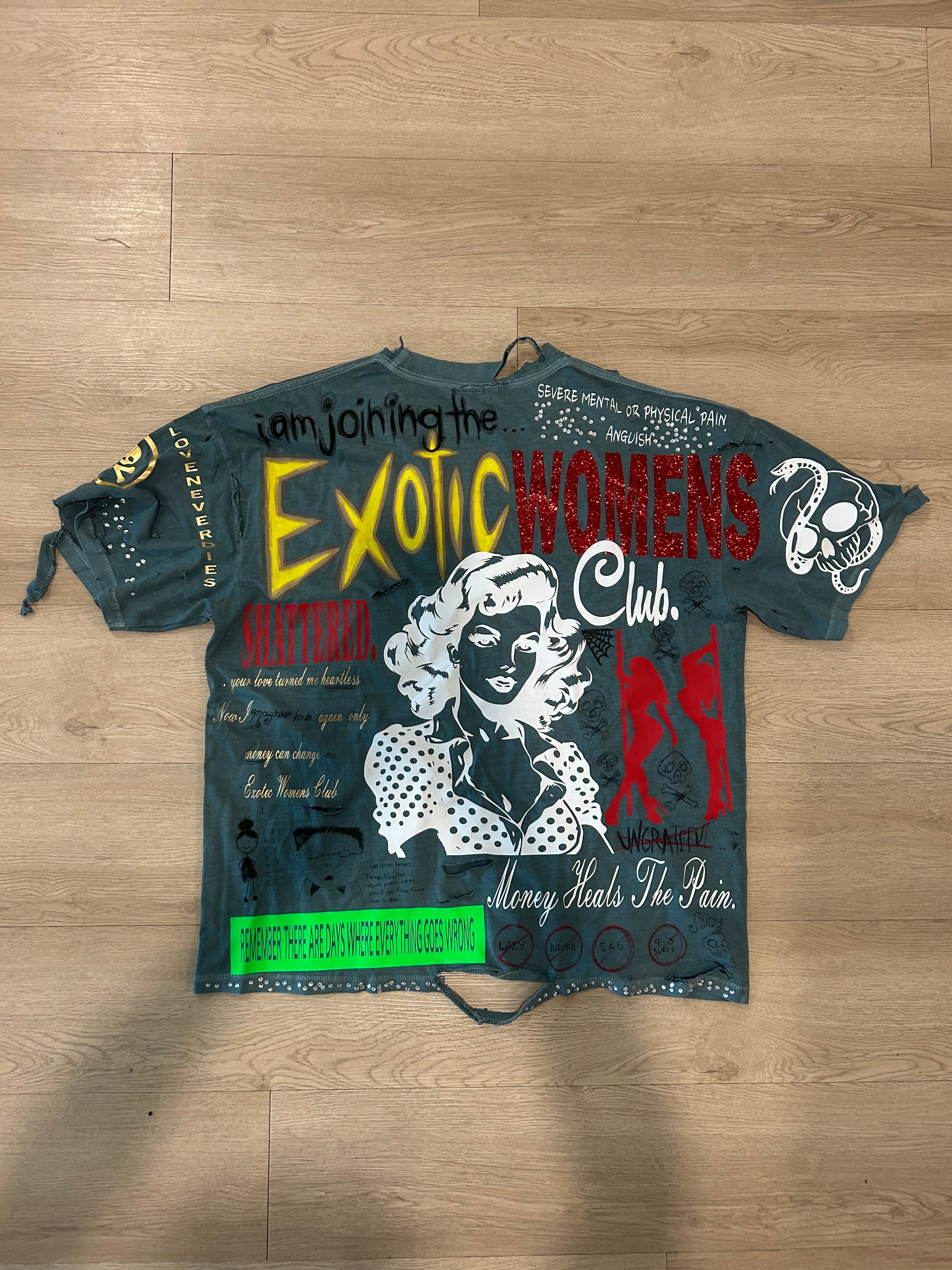 Sticky “Exotic Women’s Club” Tee