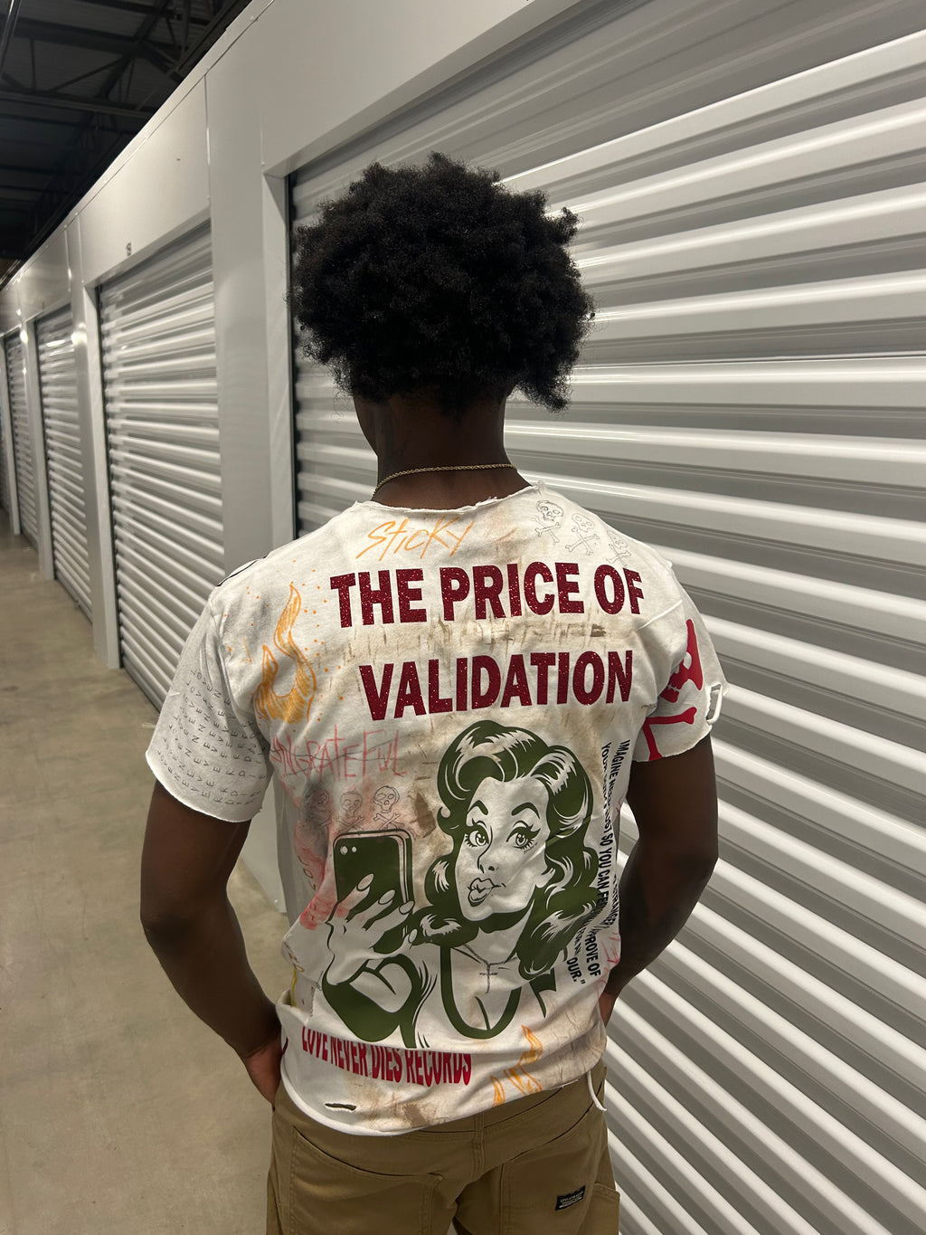 Sticky “The Price of Validation” Tee
