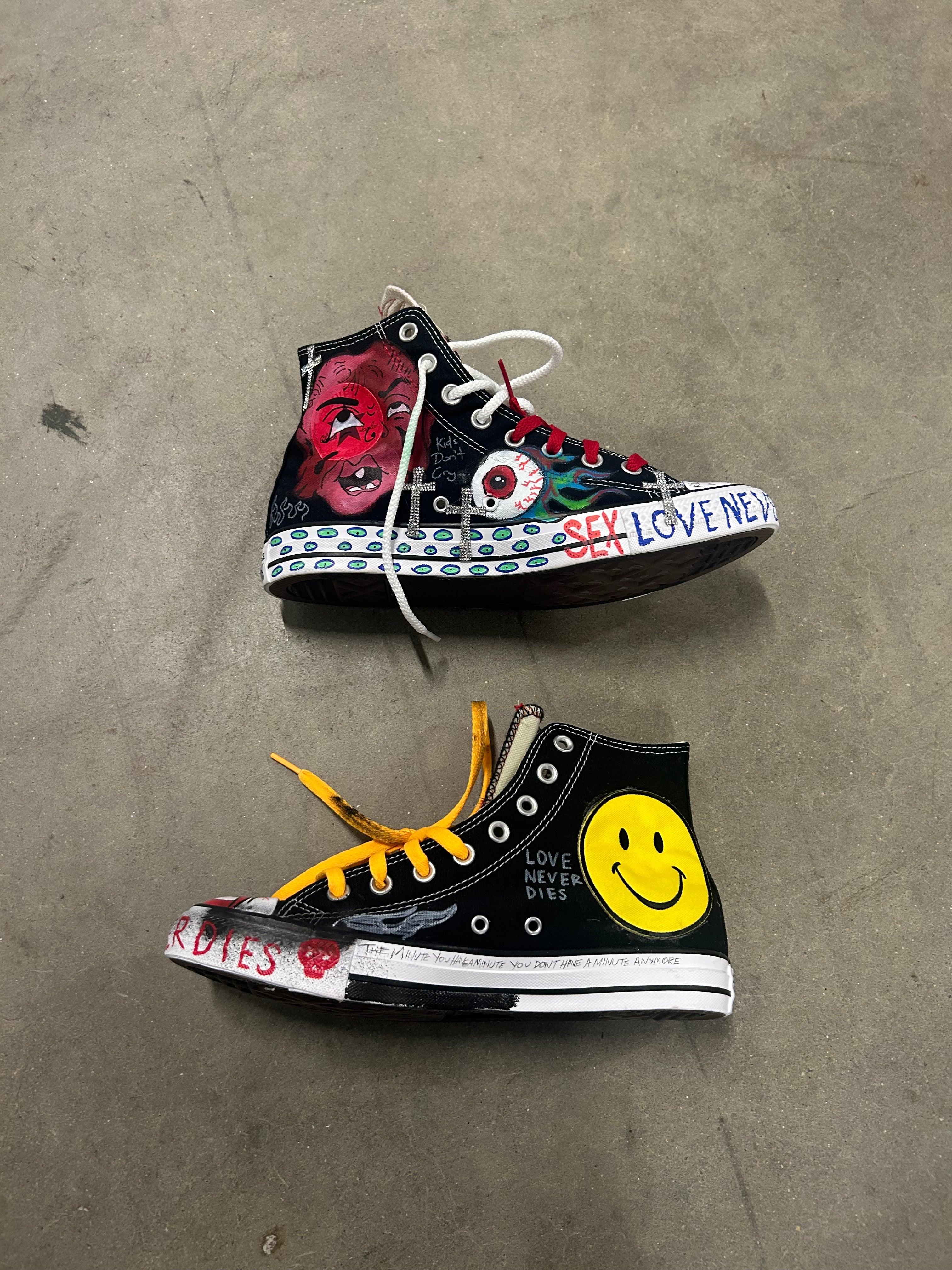 Sticky “ All Dogs Go To Heaven” Converse
