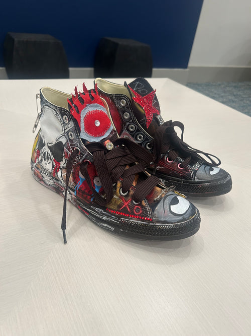 Sticky “Black Disco” Converse