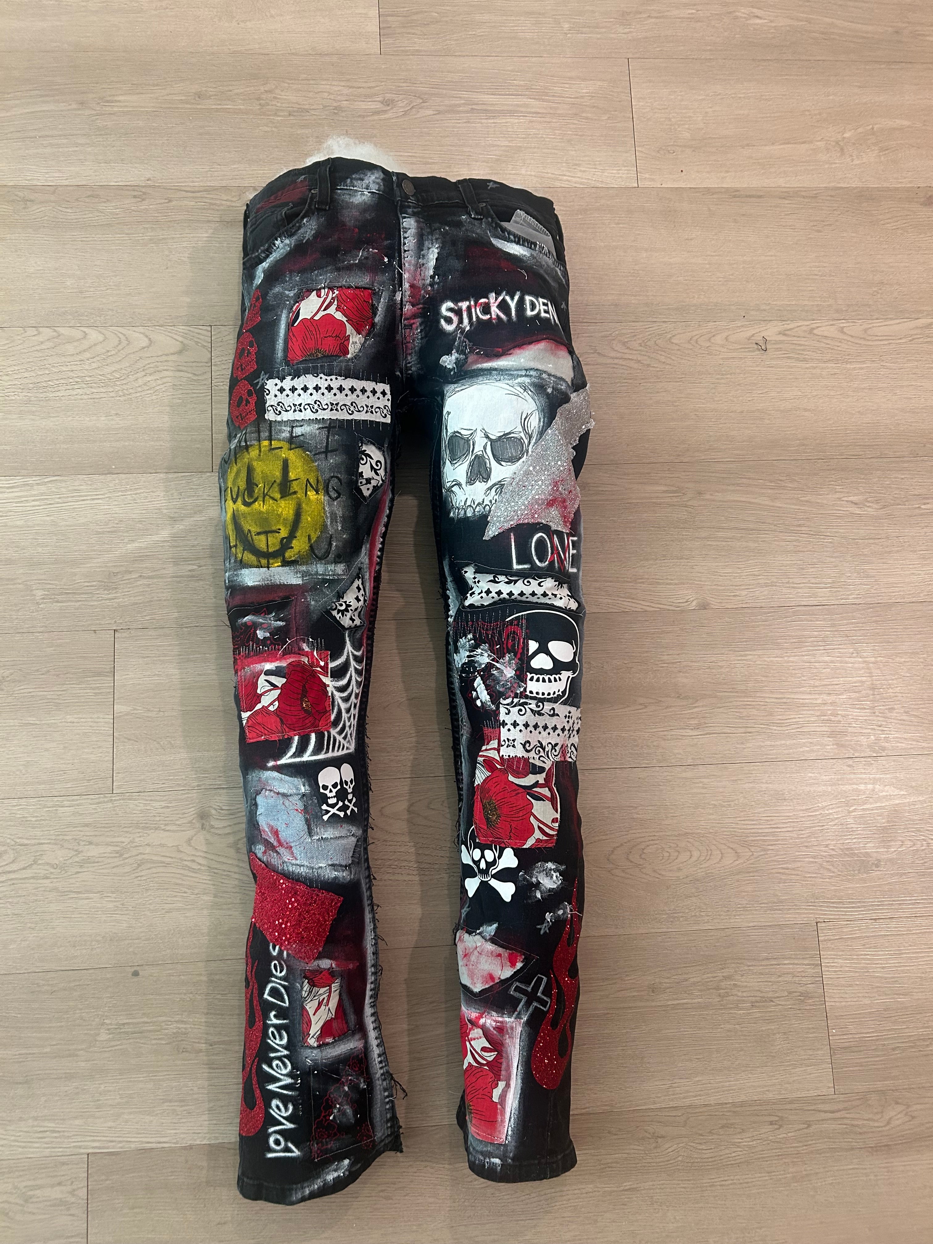 Sticky “Reapers Quilt” Denim