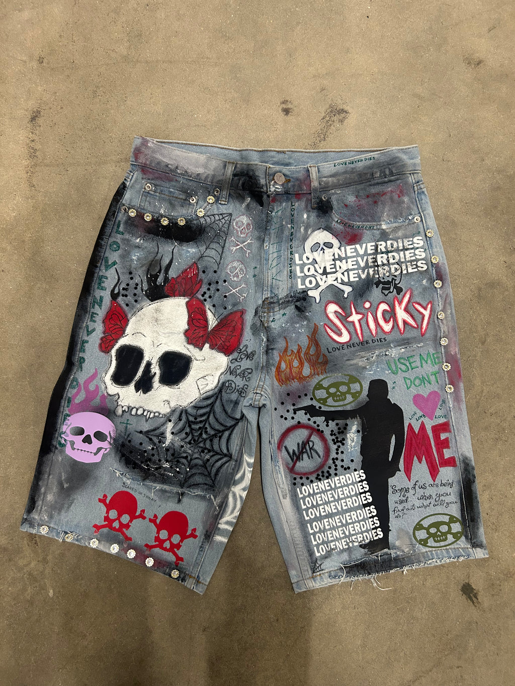 Sticky “Use Me Don’t Love Me” Shorts