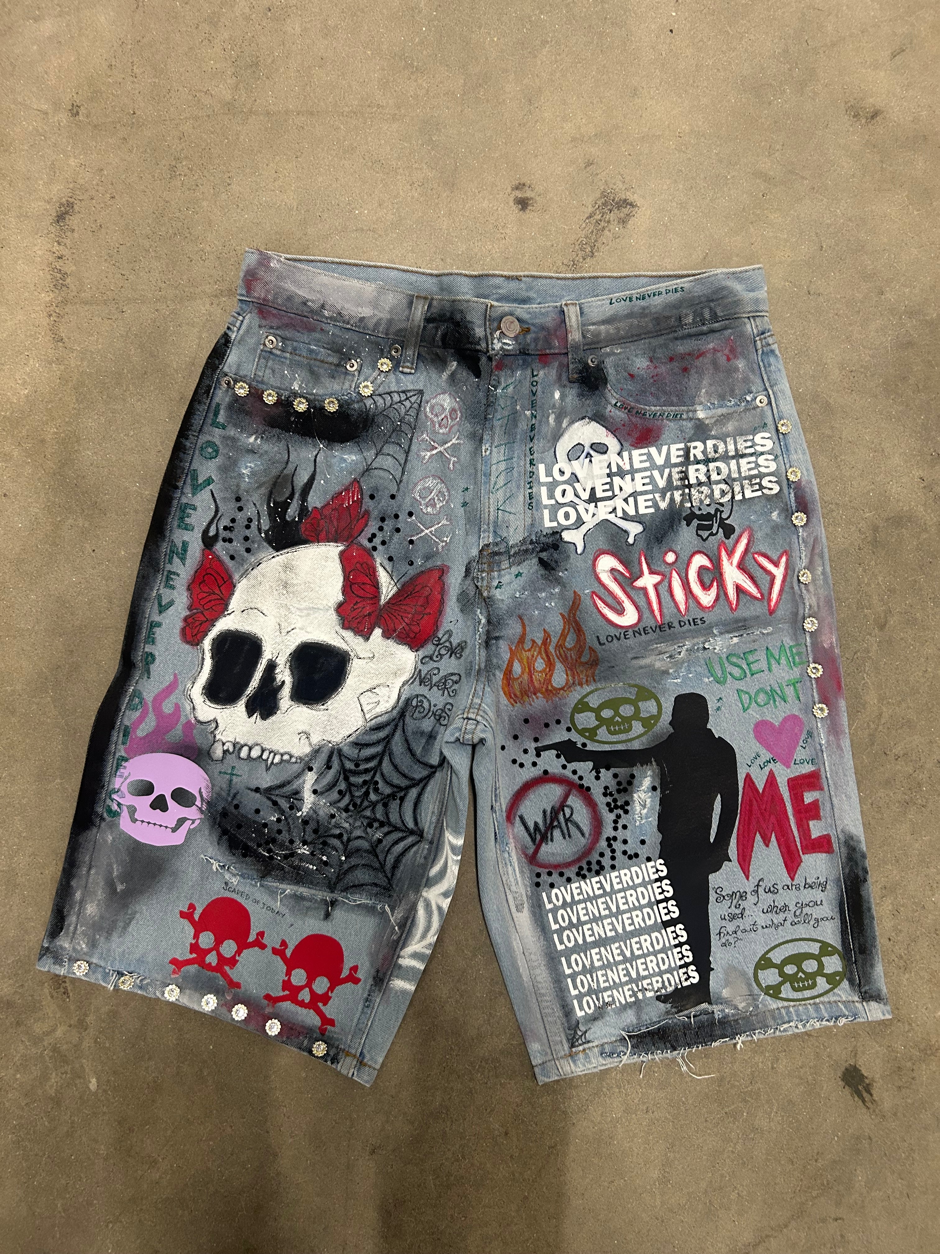 Sticky “Use Me Don’t Love Me” Shorts