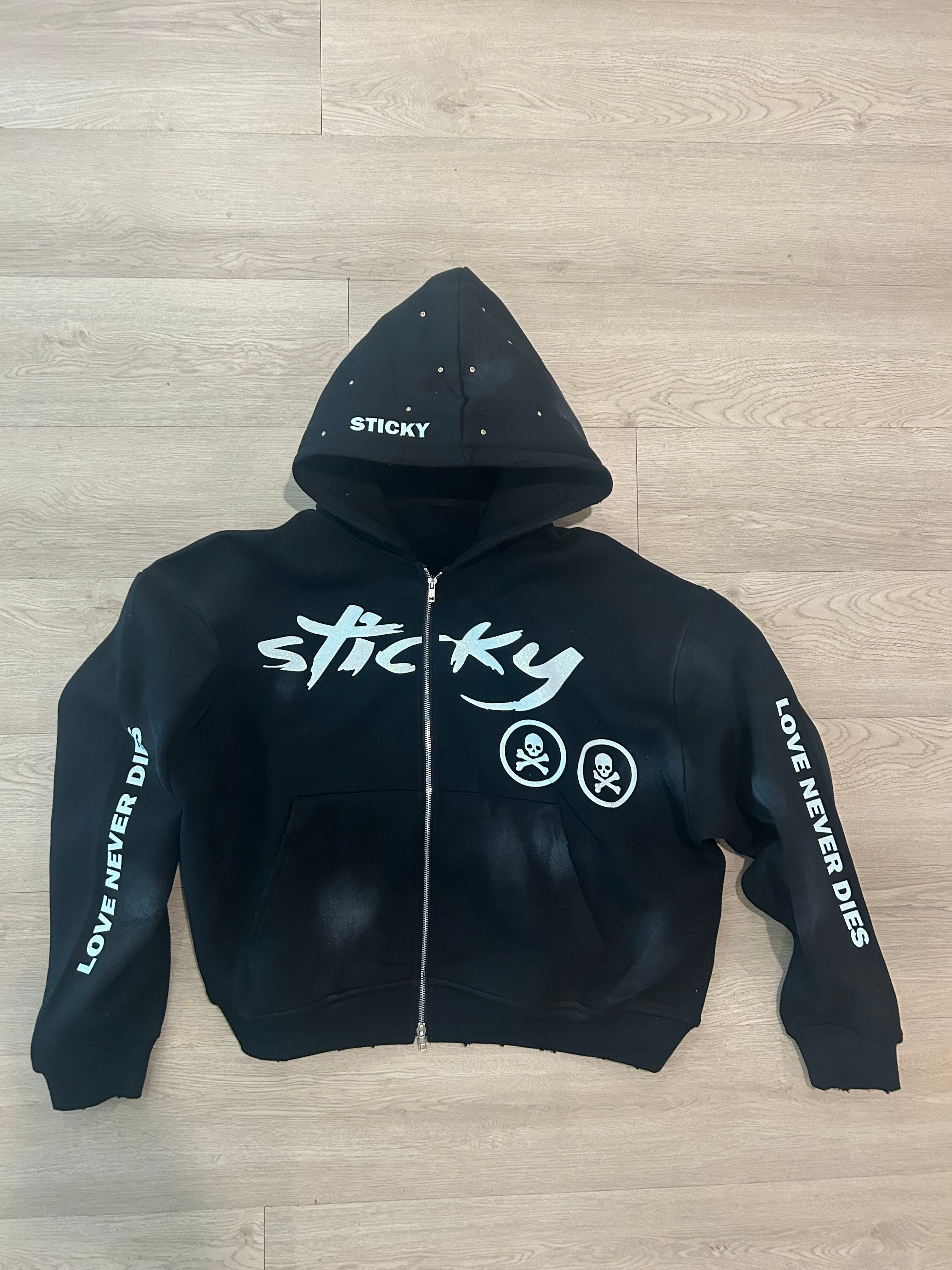 Sticky “Signature Black” Hoodie