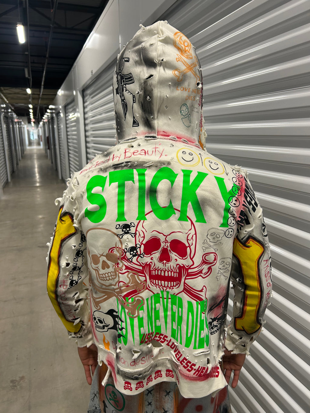 Sticky “Buried In Beauty” Zip Up