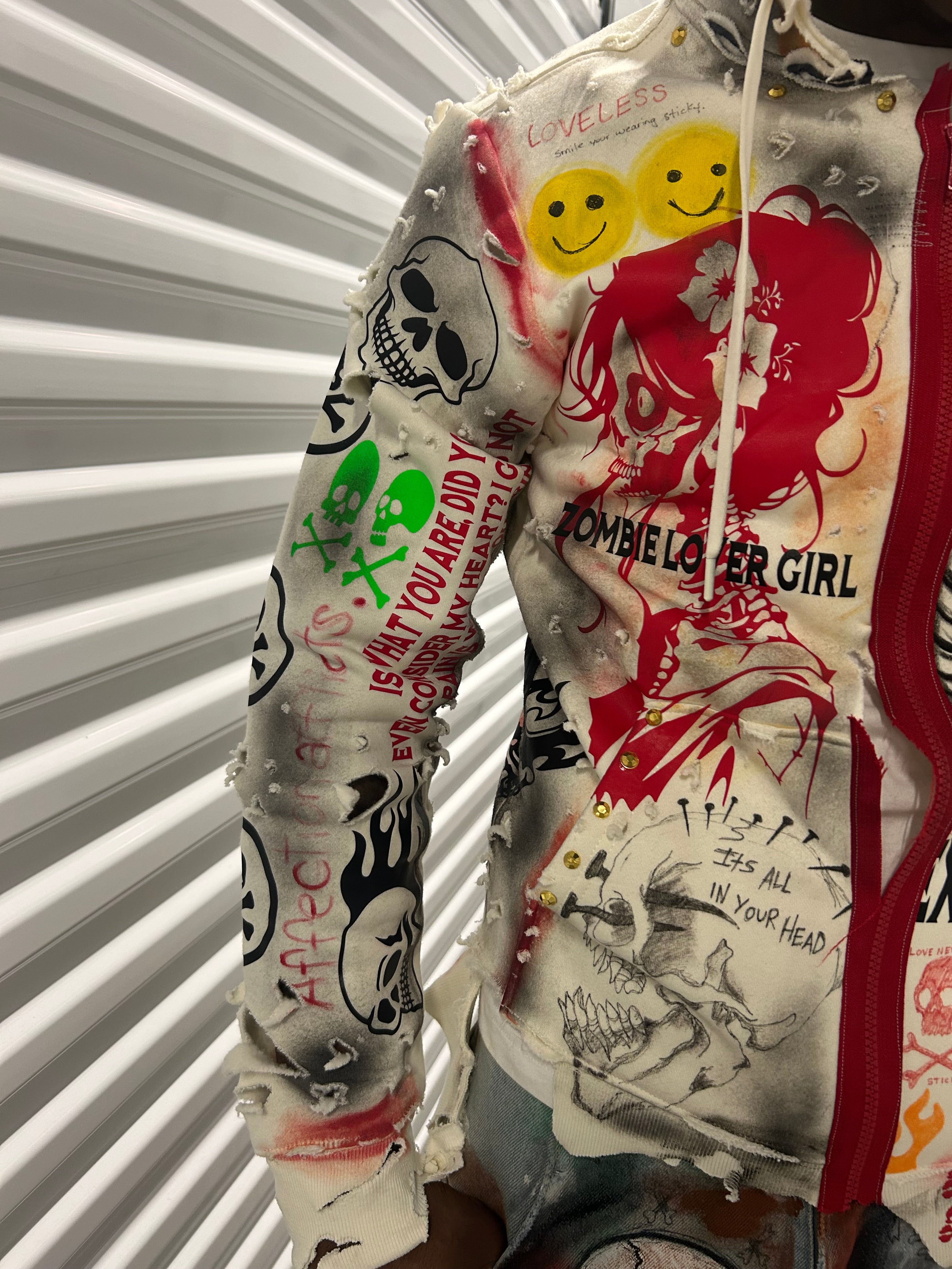 Sticky “Buried In Beauty” Zip Up
