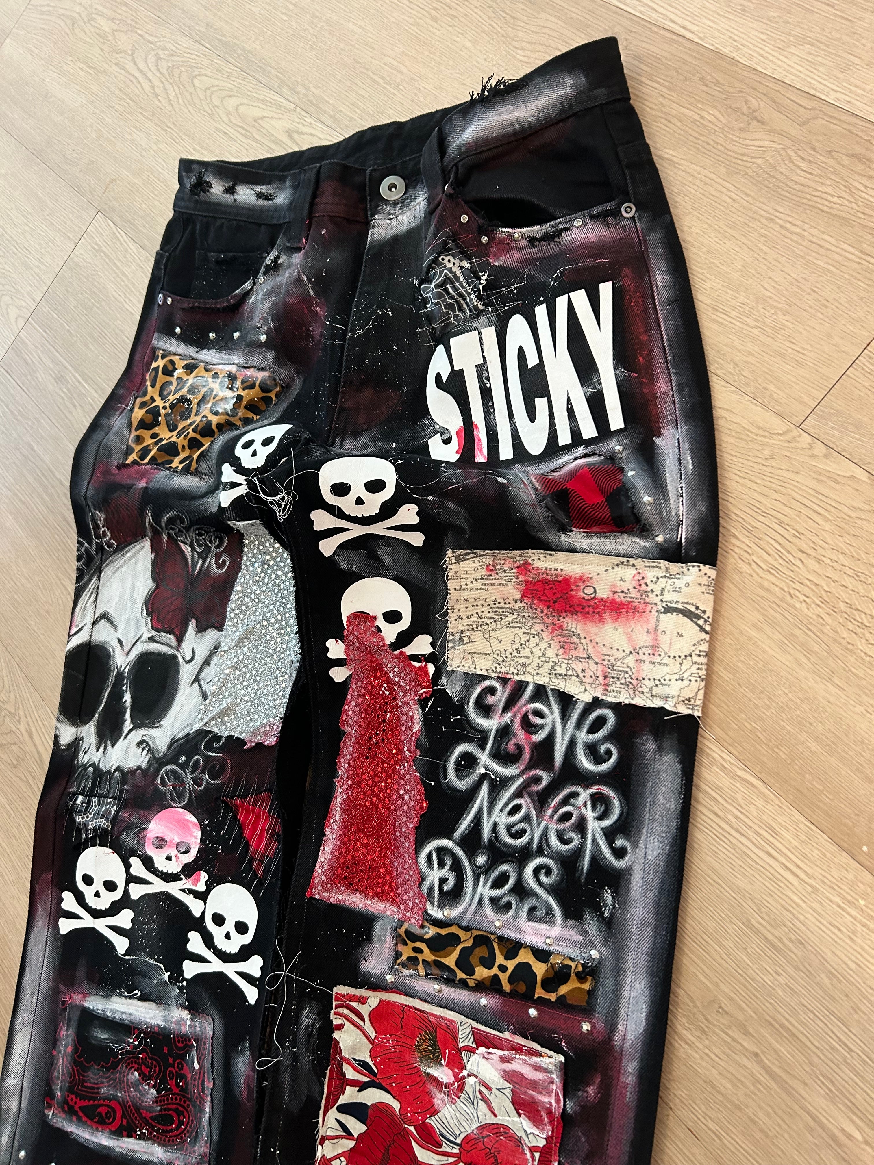 Sticky “Deadman” Denim Baggy