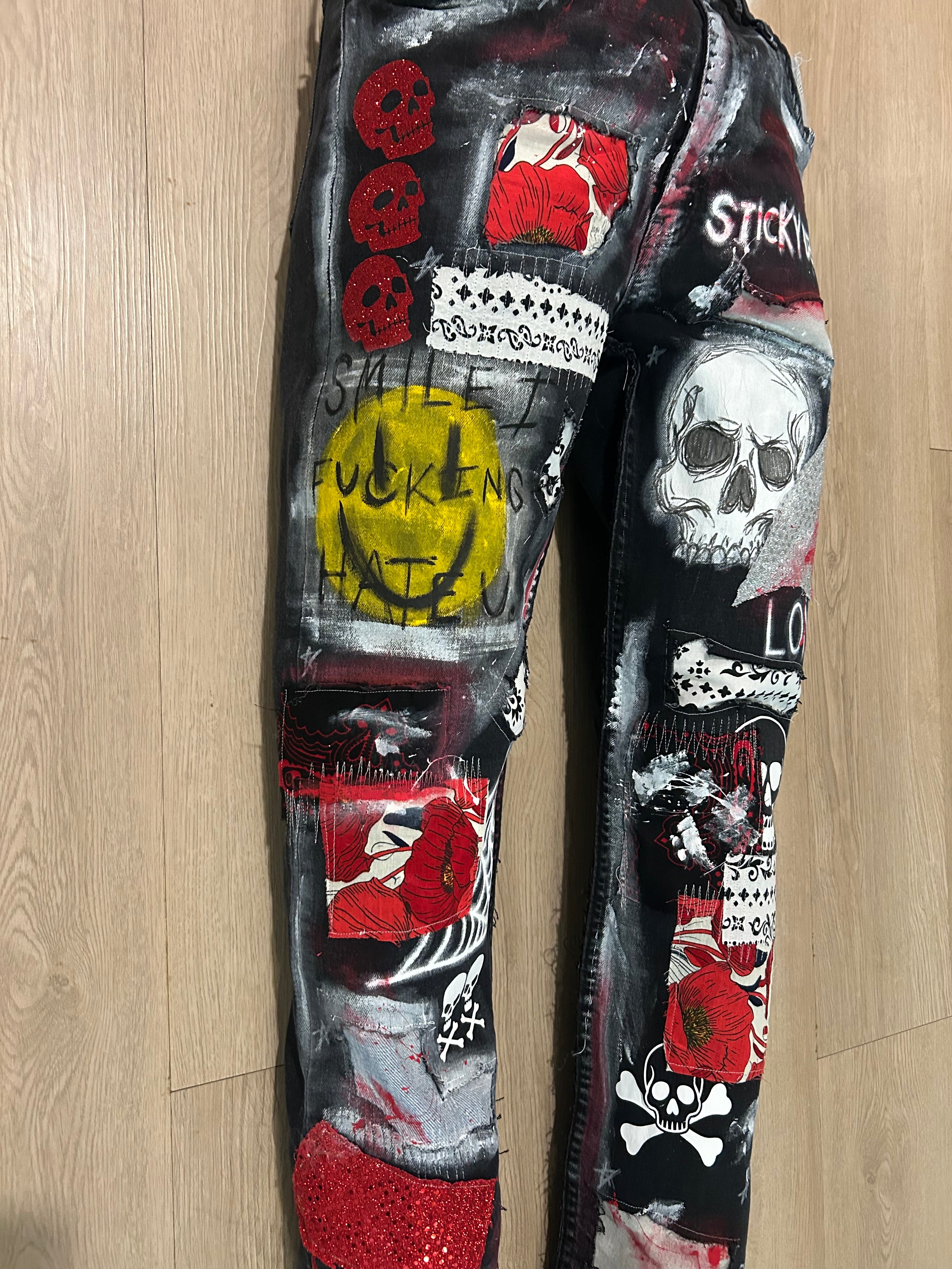 Sticky “Reapers Quilt” Denim