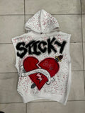 Sticky “Dear Ex” Sleeveless Hoodie