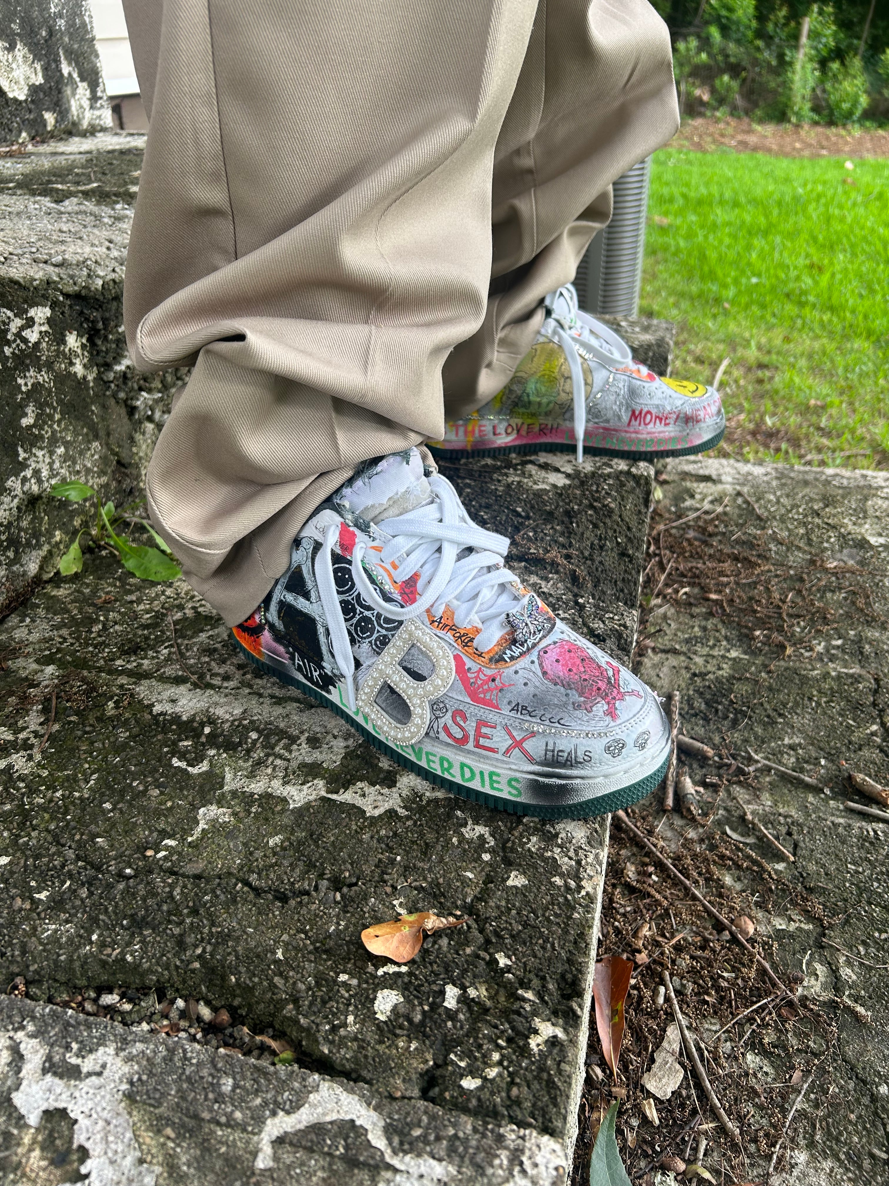 Sticky “Block Boy” AF1’s
