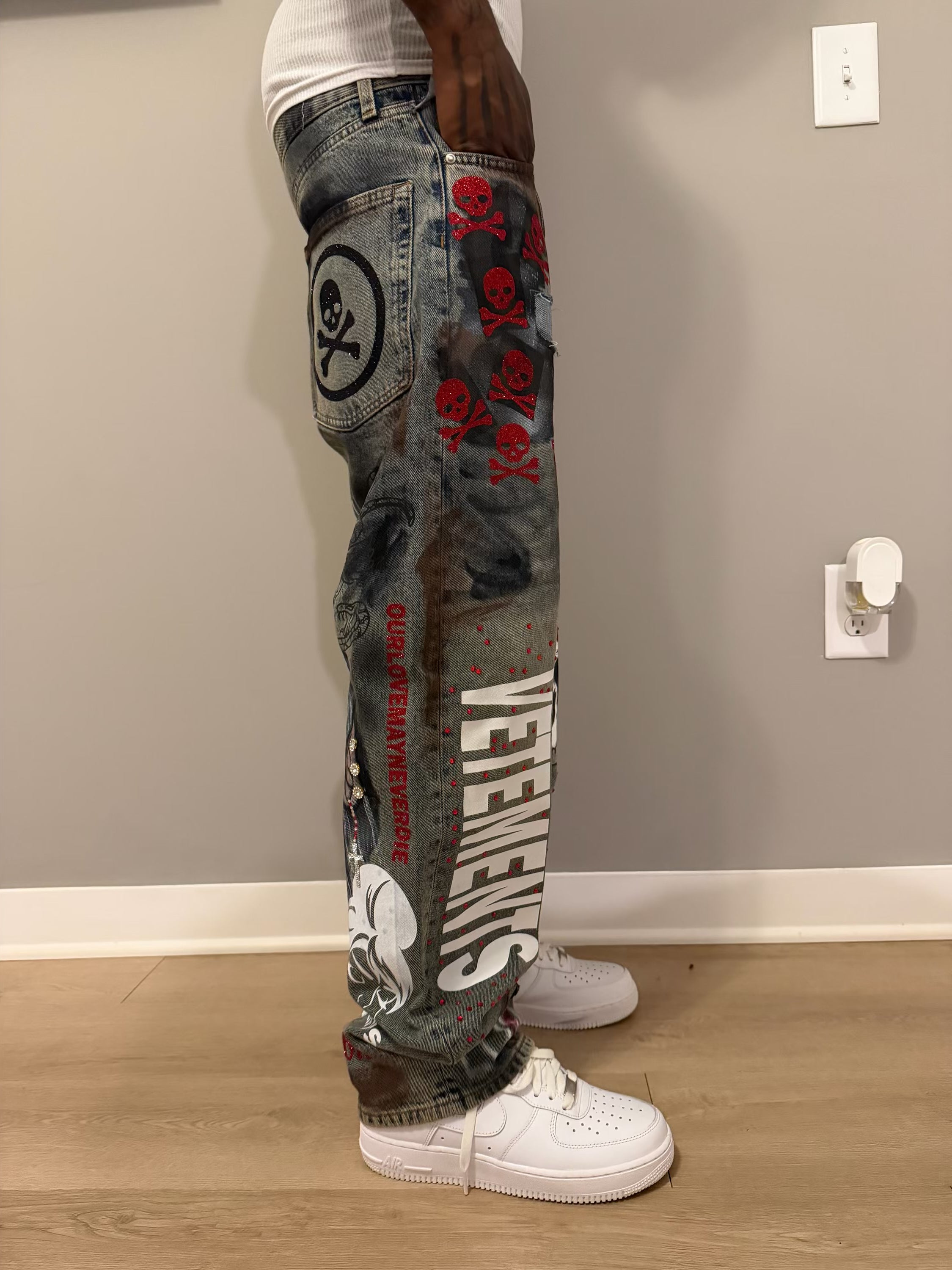 Sticky “So Many Tears” Denim