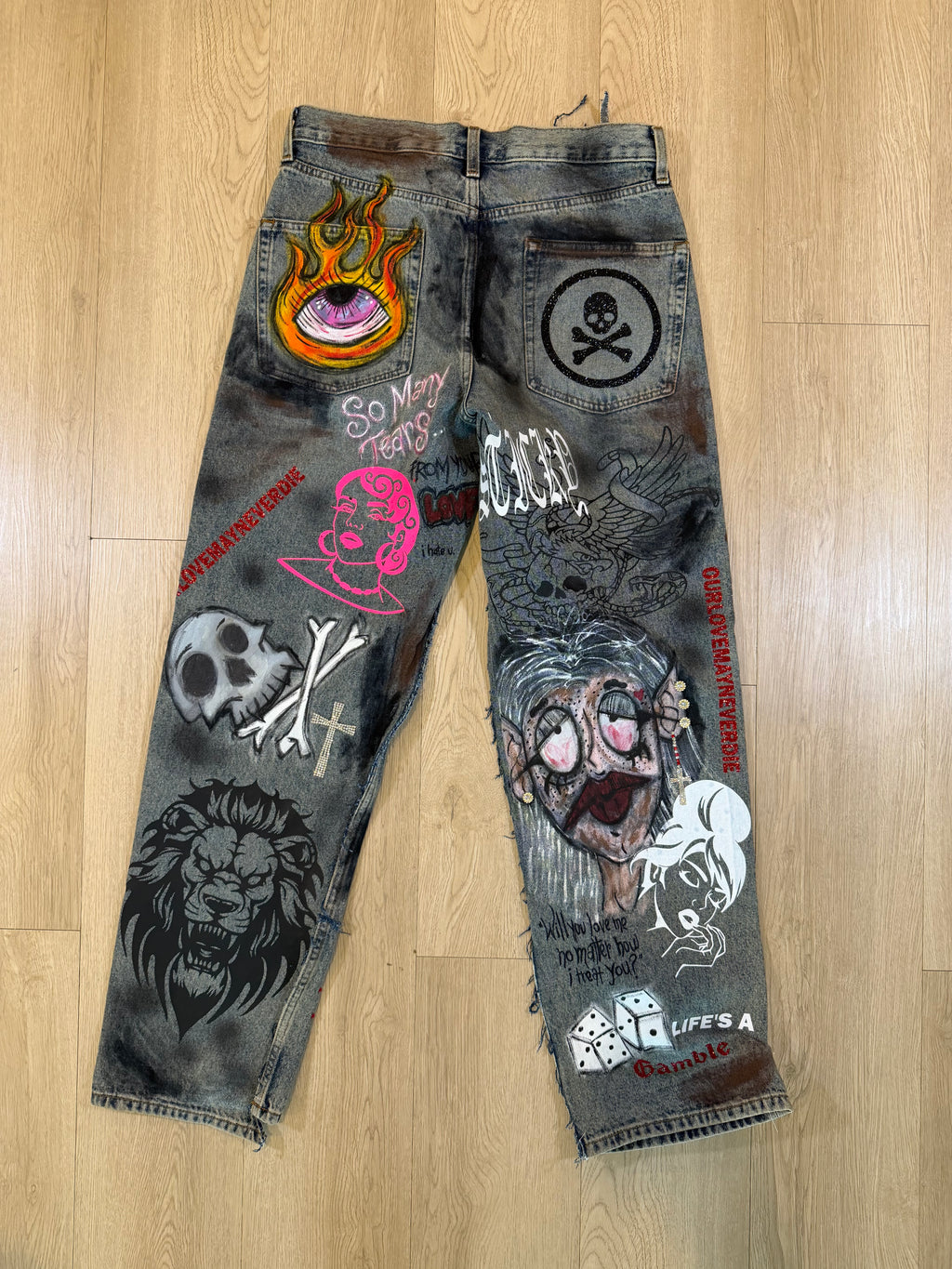 Sticky “So Many Tears” Denim