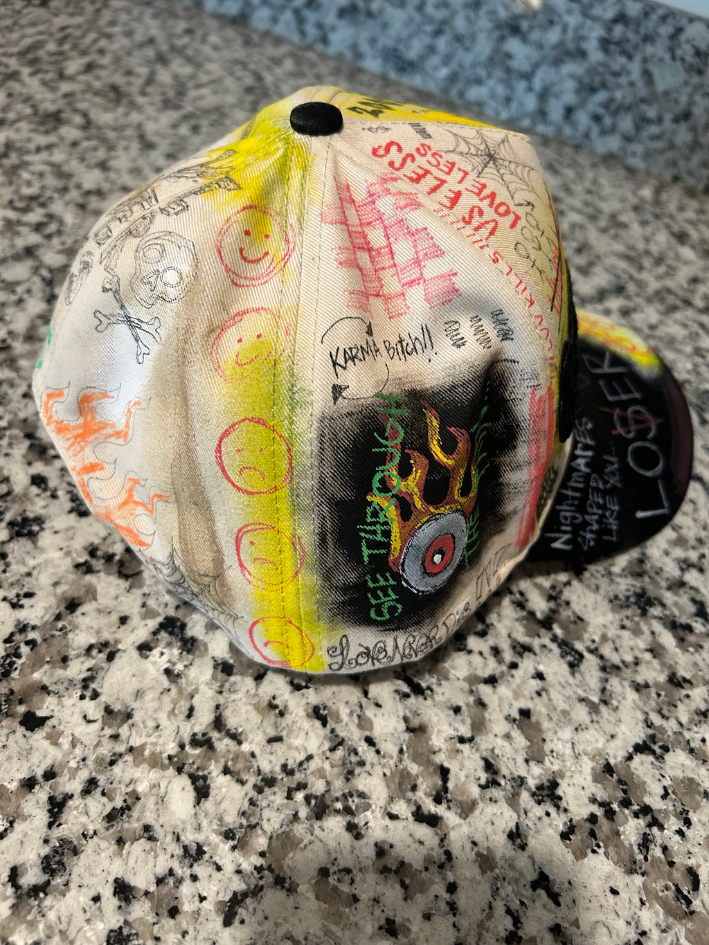 Sticky “Nightmares Shaped Like You” Trucker Hat