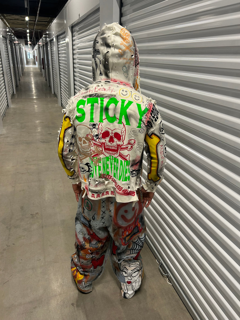 Sticky “Buried In Beauty” Zip Up