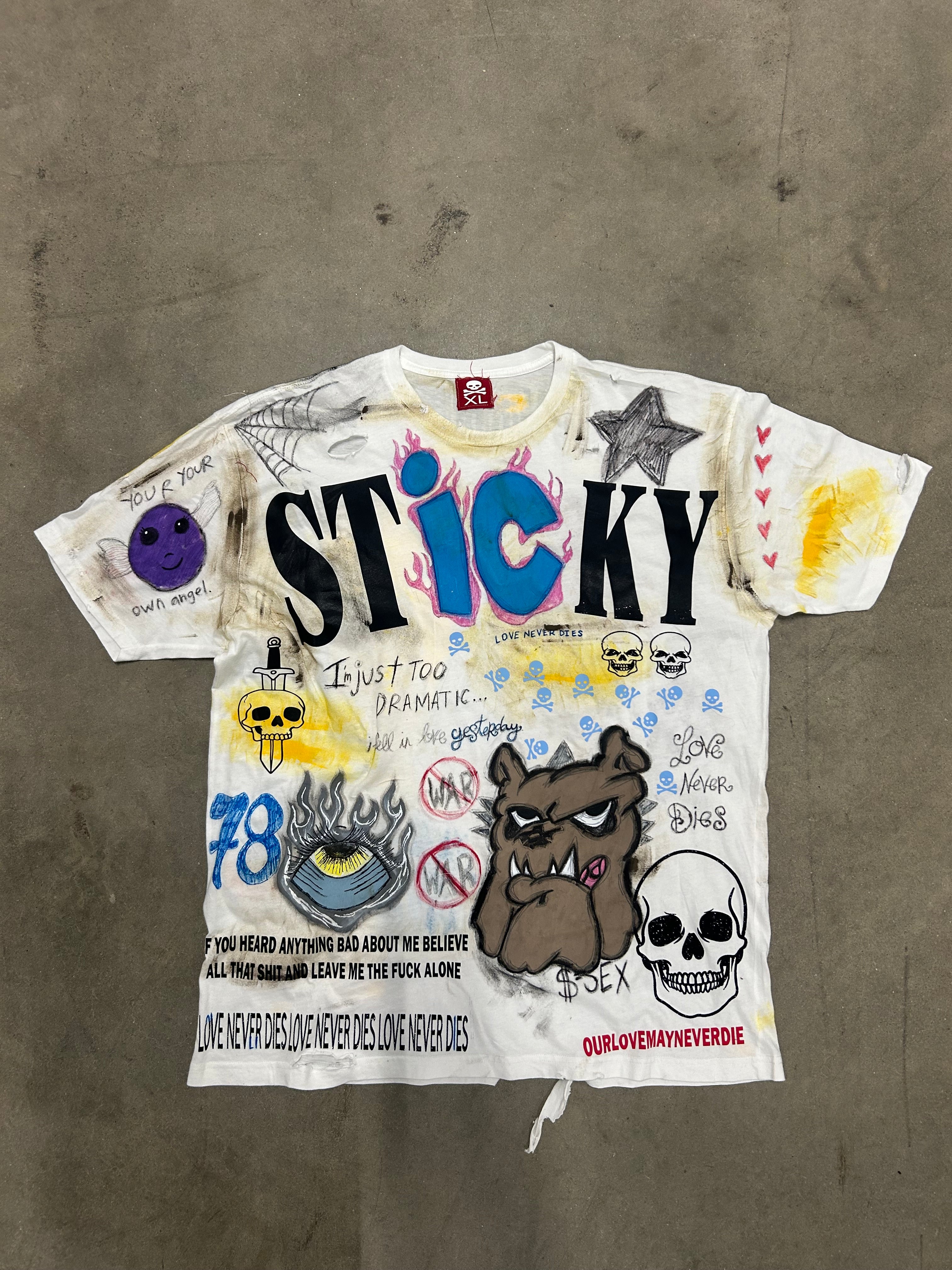 Sticky “Call Center” Tee