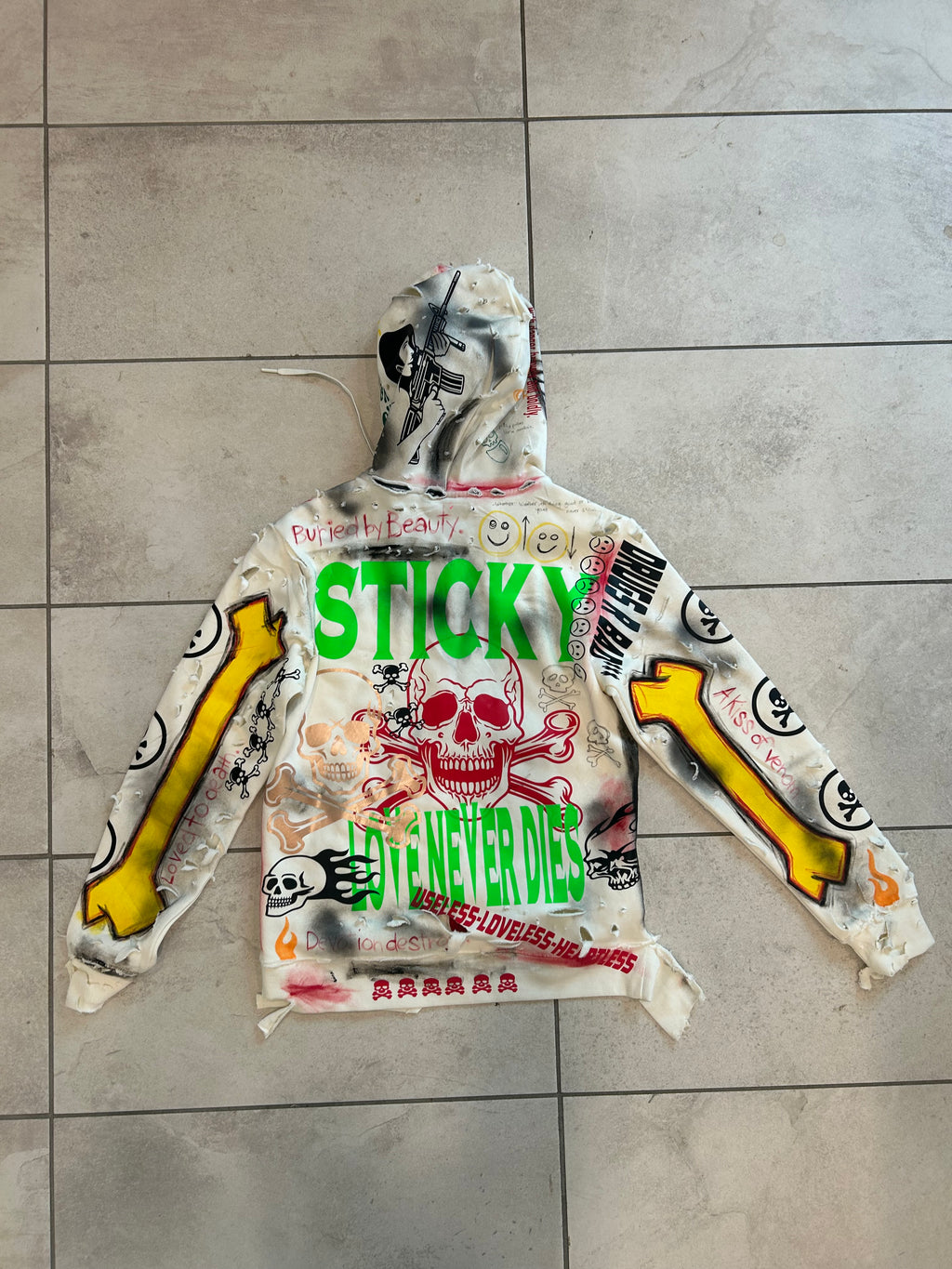 Sticky “Overthinking” Zip Up